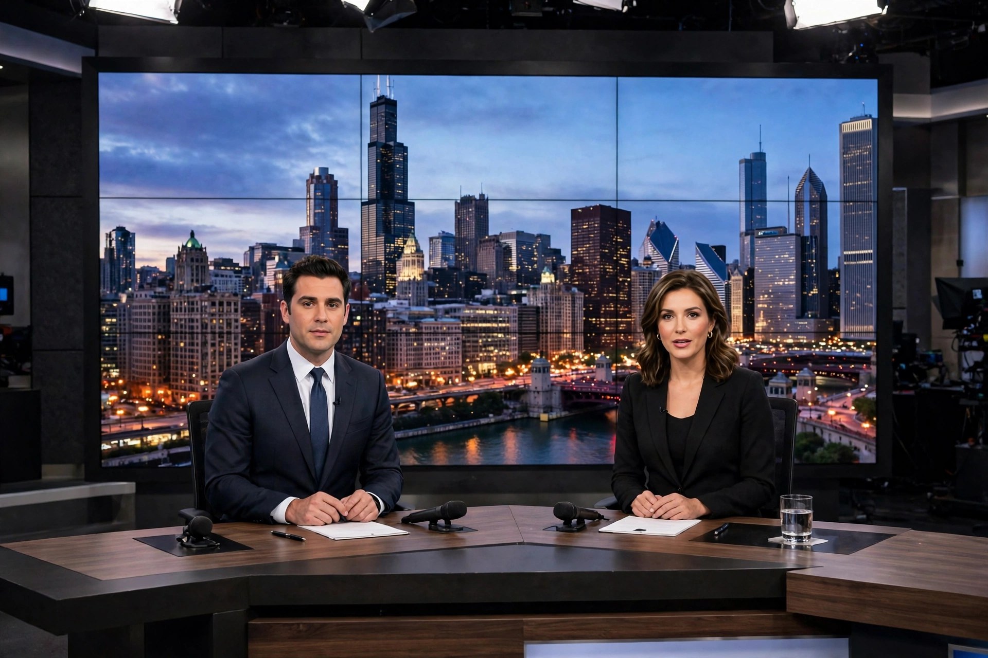 Chicago Windy City News at 6 anchors
